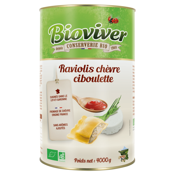 Raviolis Chèvre Ciboulette