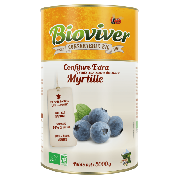 CONFITURE EXTRA MYRTILLE BIO